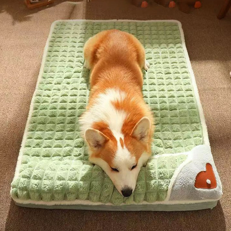 Cozy & Warm Fluffy Washable Dog Bed for Winter | Pet Store