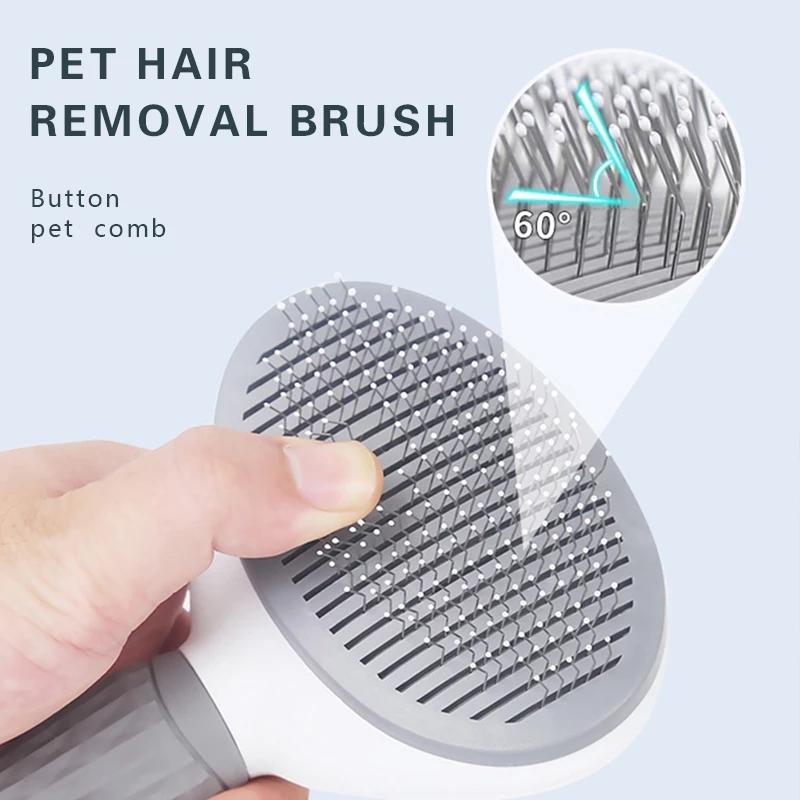 Top-Quality Stainless Steel Pet Comb for Dog & Cat Hair Removal | Pet Grooming Essentials