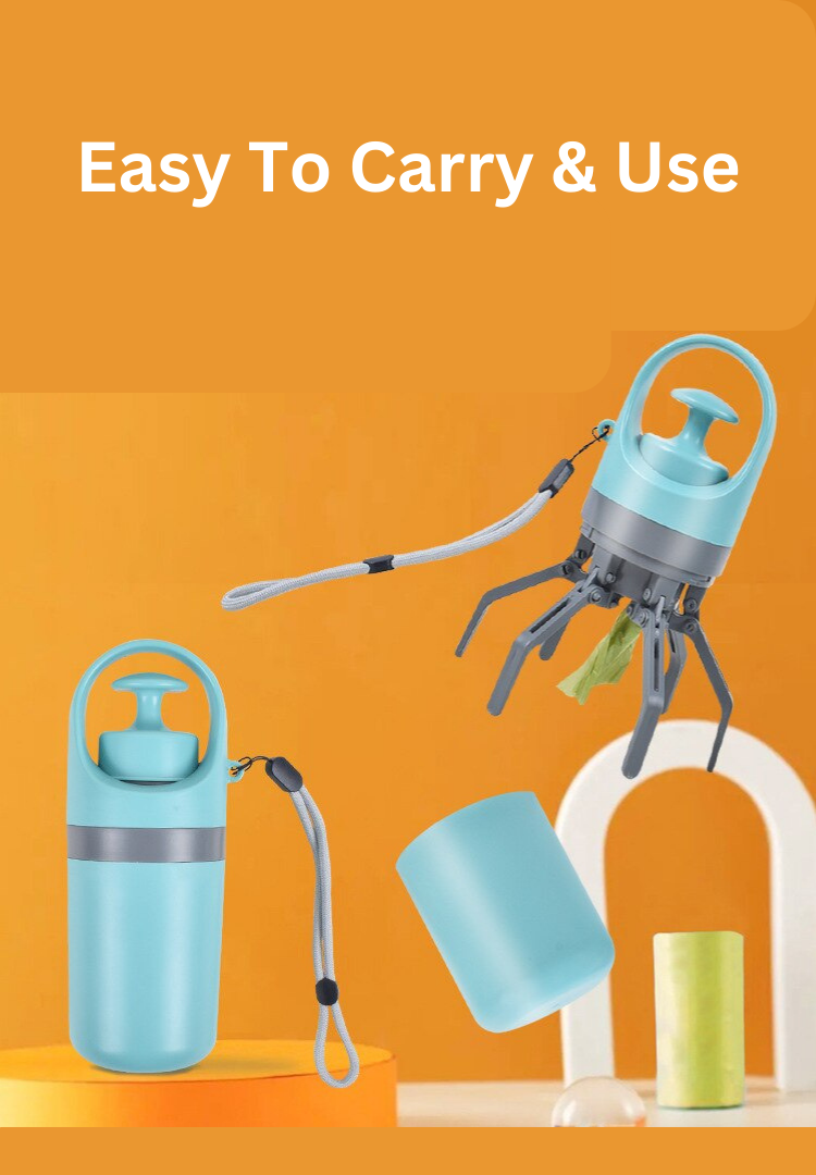 Easy & Hygienic Zero-Contact Pet Toilet Picker and Garbage Bag Dispenser | Shop Now!