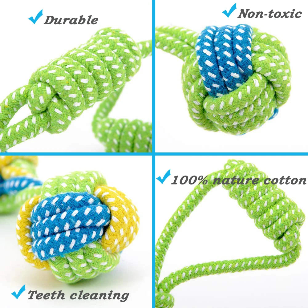 Chewy Rope Chewy Dog Rope Ball Toy – Toys For Pets