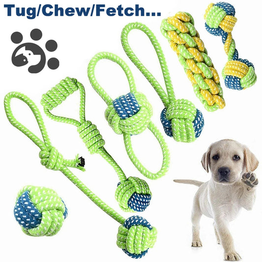 Chewy Dog Rope Ball Toy