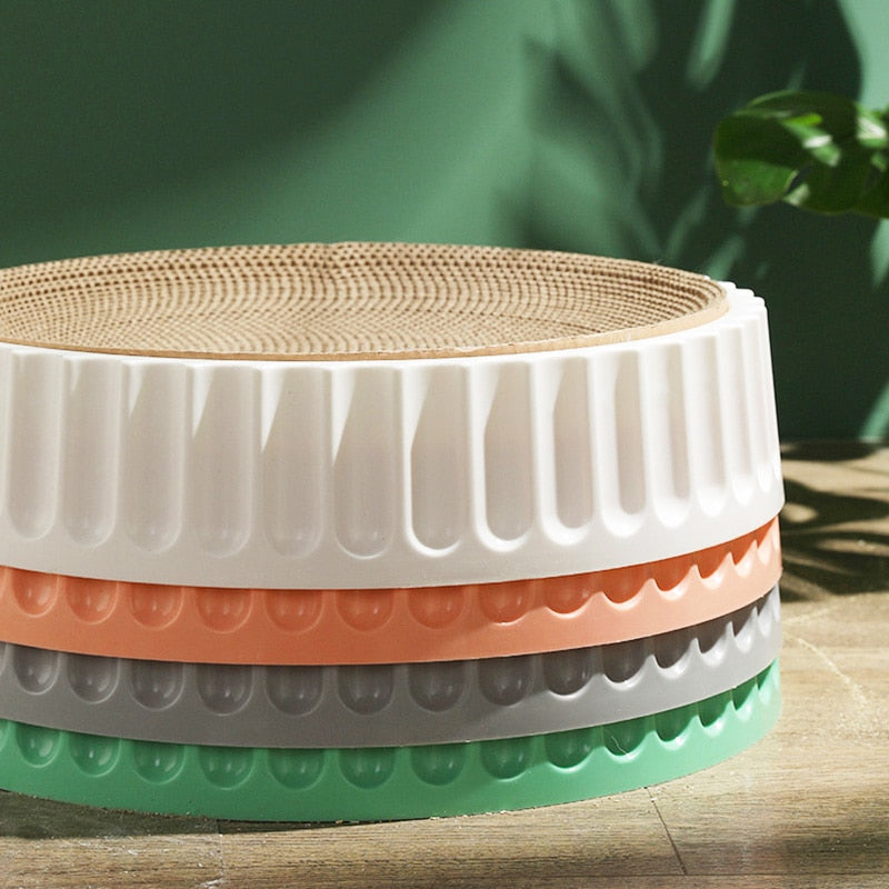 Durable Round Cat Scratcher Pad |Pet Store