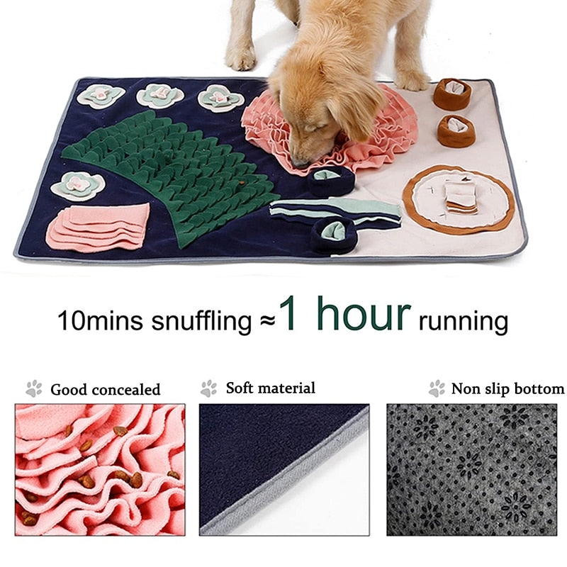 Snuffle Mat for Dogs - Interactive Feed Game with Non-Slip Bottom | Online Pet Toys Store