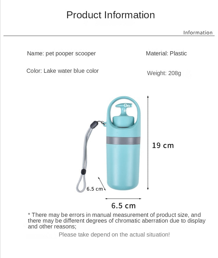 Easy & Hygienic Zero-Contact Pet Toilet Picker and Garbage Bag Dispenser | Shop Now!