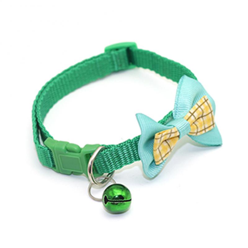 Stylish Plaid Print Cat & Dog Collar Bow Tie Bell | Shop Now!