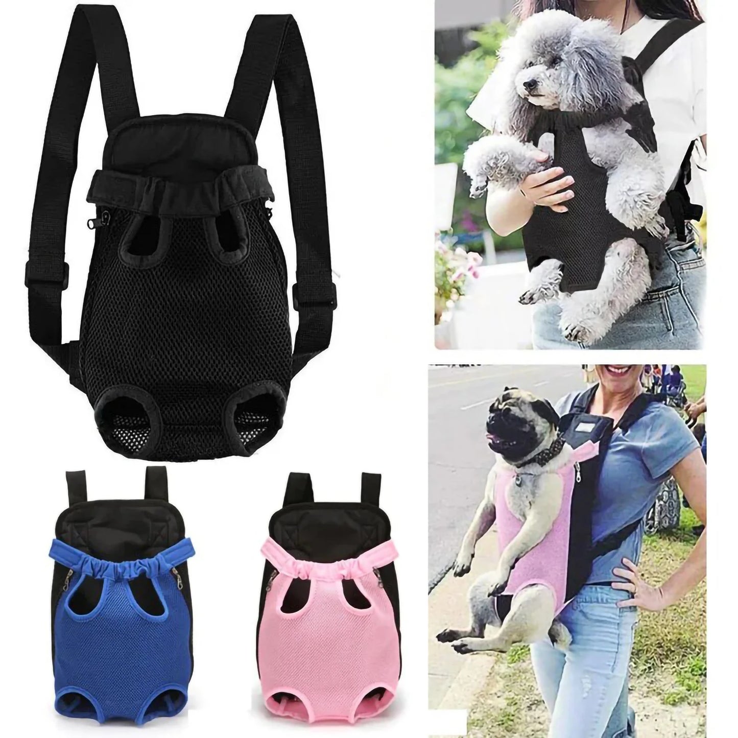 Breathable Pet Carrier Backpack for Dogs and Cats