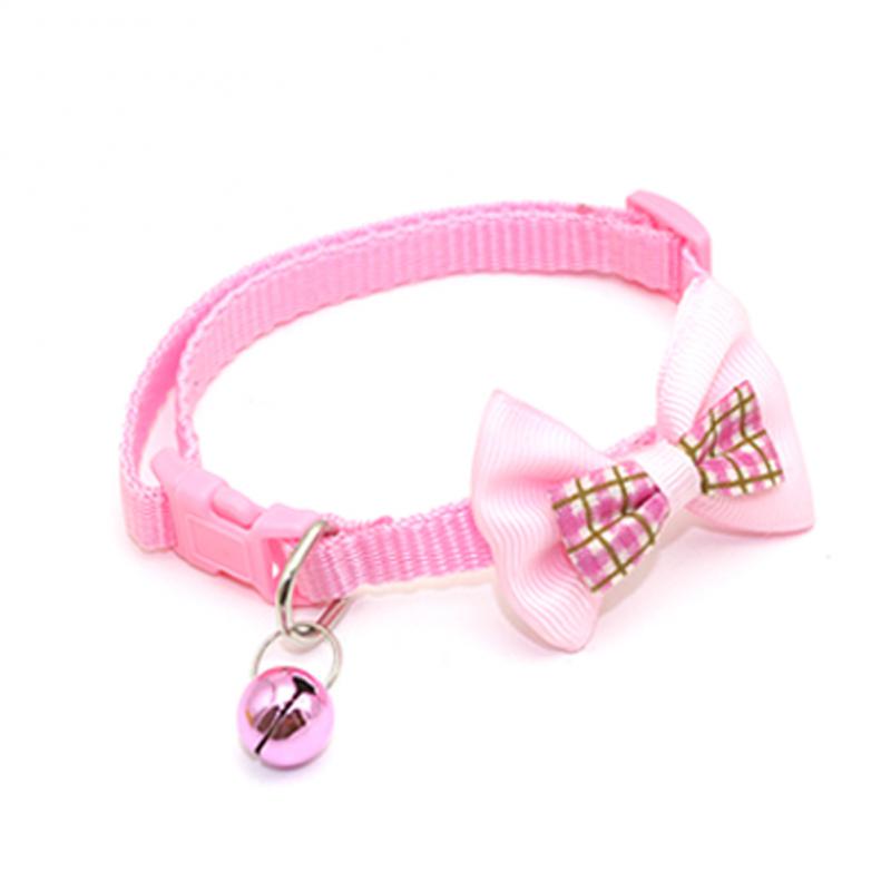 Stylish Plaid Print Cat & Dog Collar Bow Tie Bell | Shop Now!