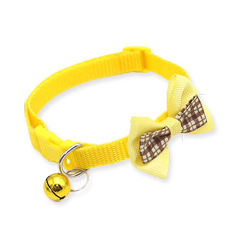 Stylish Plaid Print Cat & Dog Collar Bow Tie Bell | Shop Now!