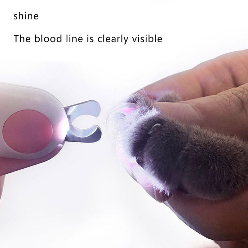 Trim Pet Nails Safely with our LED Light Pet Nail Clipper | Pet grooming accessories