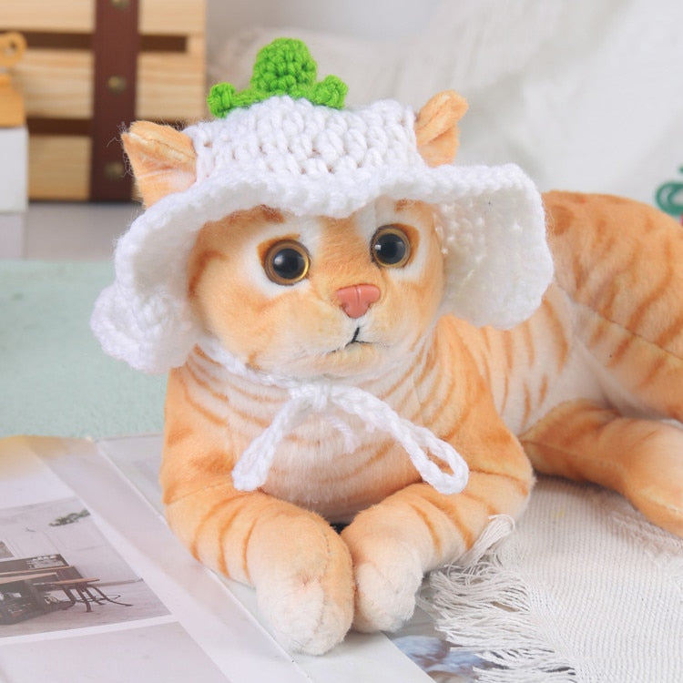 Adorable Pet Knitted Hats with Adjustable Straps | Shop Now!
