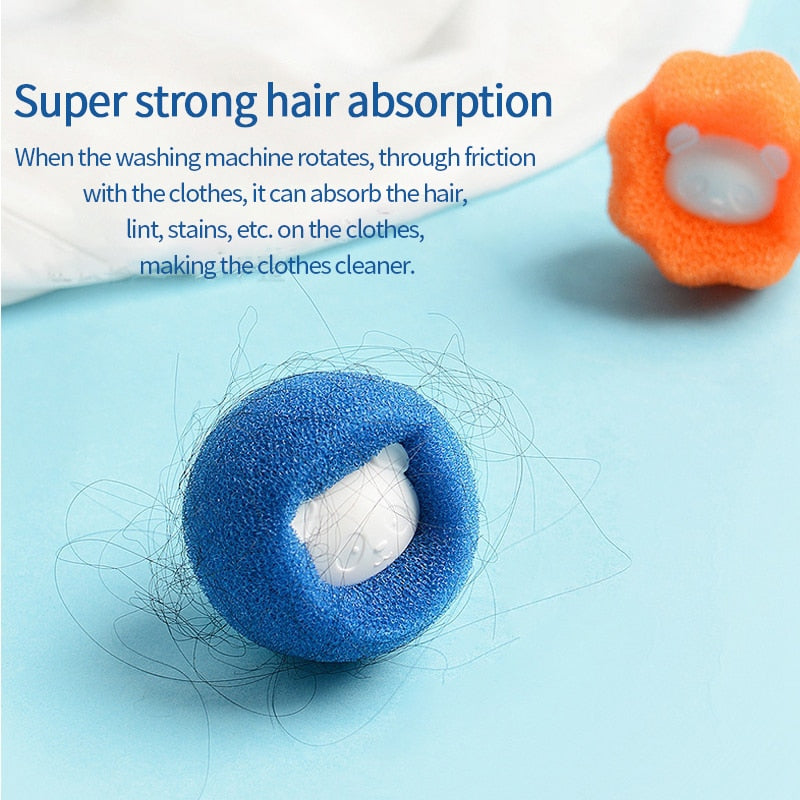 Shop Reusable Magic Pet Hair Removal Laundry Balls - Say Goodbye to Pet Hair on Clothes!