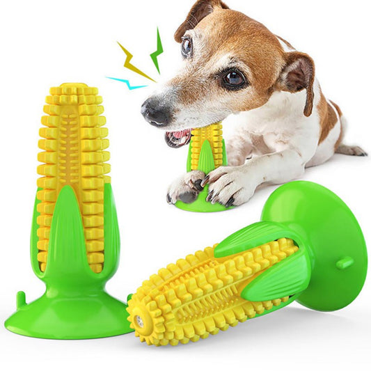 Dog Toys Corn Shaped Molars Bite Resistant Cleaning Teeth Toy | Interactive Chew Toy for Dogs