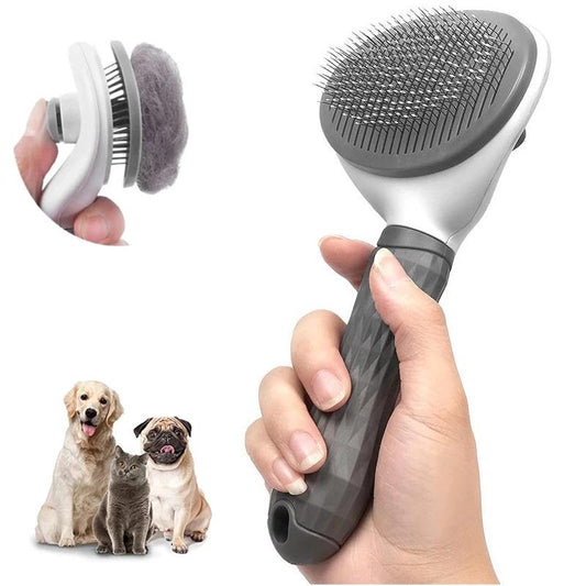 Top-Quality Stainless Steel Pet Comb for Dog & Cat Hair Removal | Pet Grooming Essentials