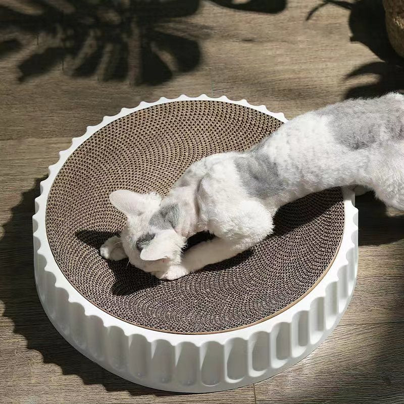 Durable Round Cat Scratcher Pad |Pet Store